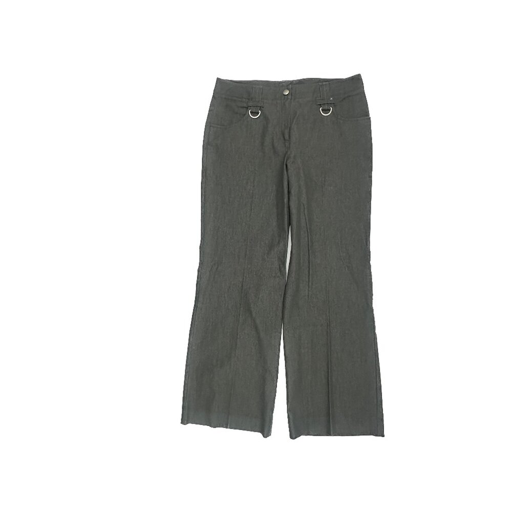 Larry Levine Relaxed Straight Women's size 14 Gray Denim Jeans